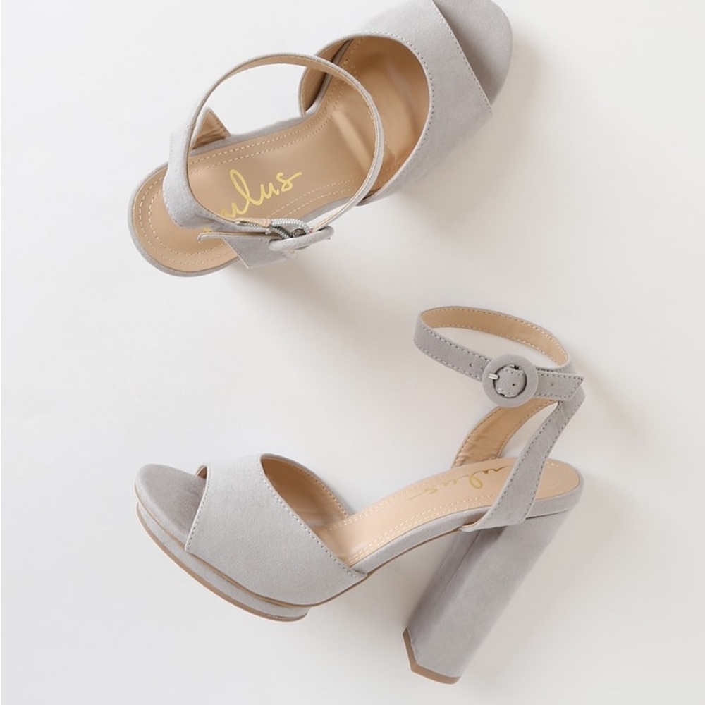 Lulus Gray Heels